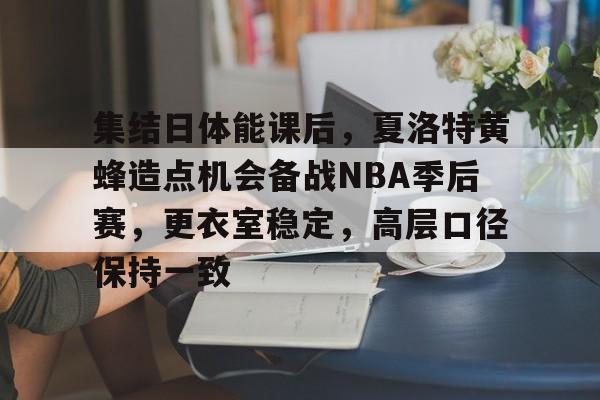 关于集结日体能课后，夏洛特黄蜂造点机会备战NBA季后赛，更衣室稳定，高层口径保持一致的信息-华体会网址